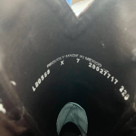 Lane EMMA JANE Womens Cowboy Boots 7 Western Light Blue Cowgirl Mid Calf Tall - Picture 11 of 13